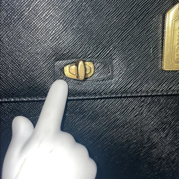 Vintage Coach Small ‘Gramercy’ Top Handle Satchel - Picture 6 of 17